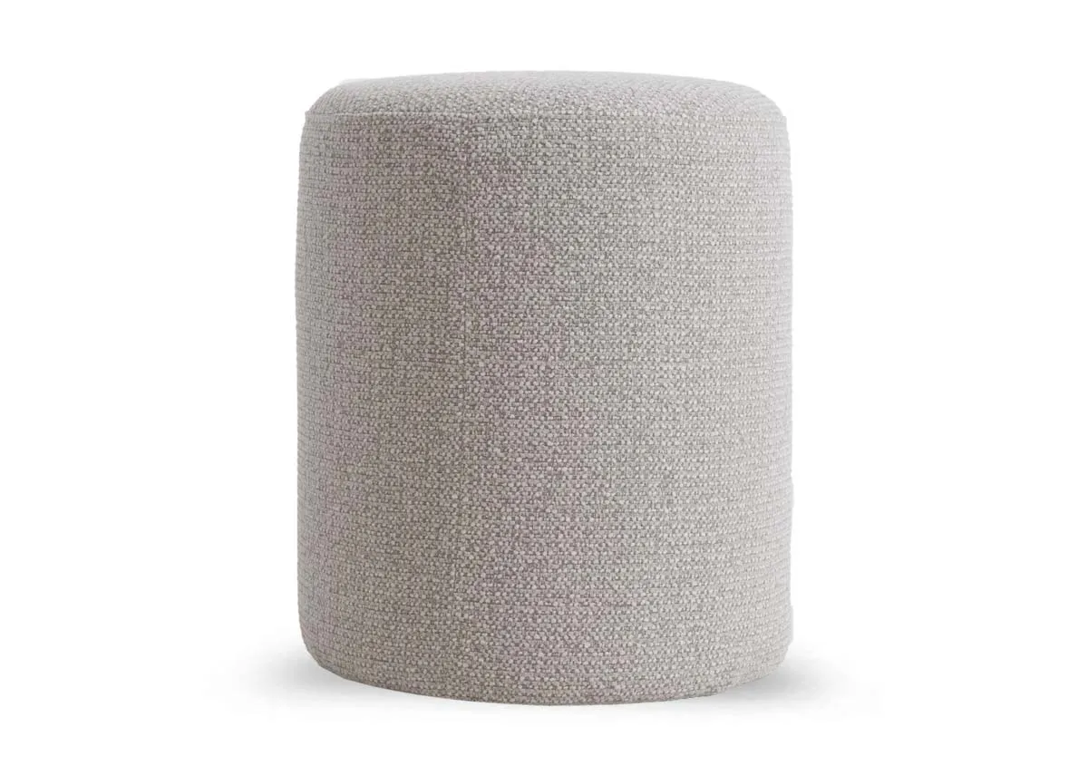 A dimension image of the Parker Footstool with 36cm width x 43cm Height 