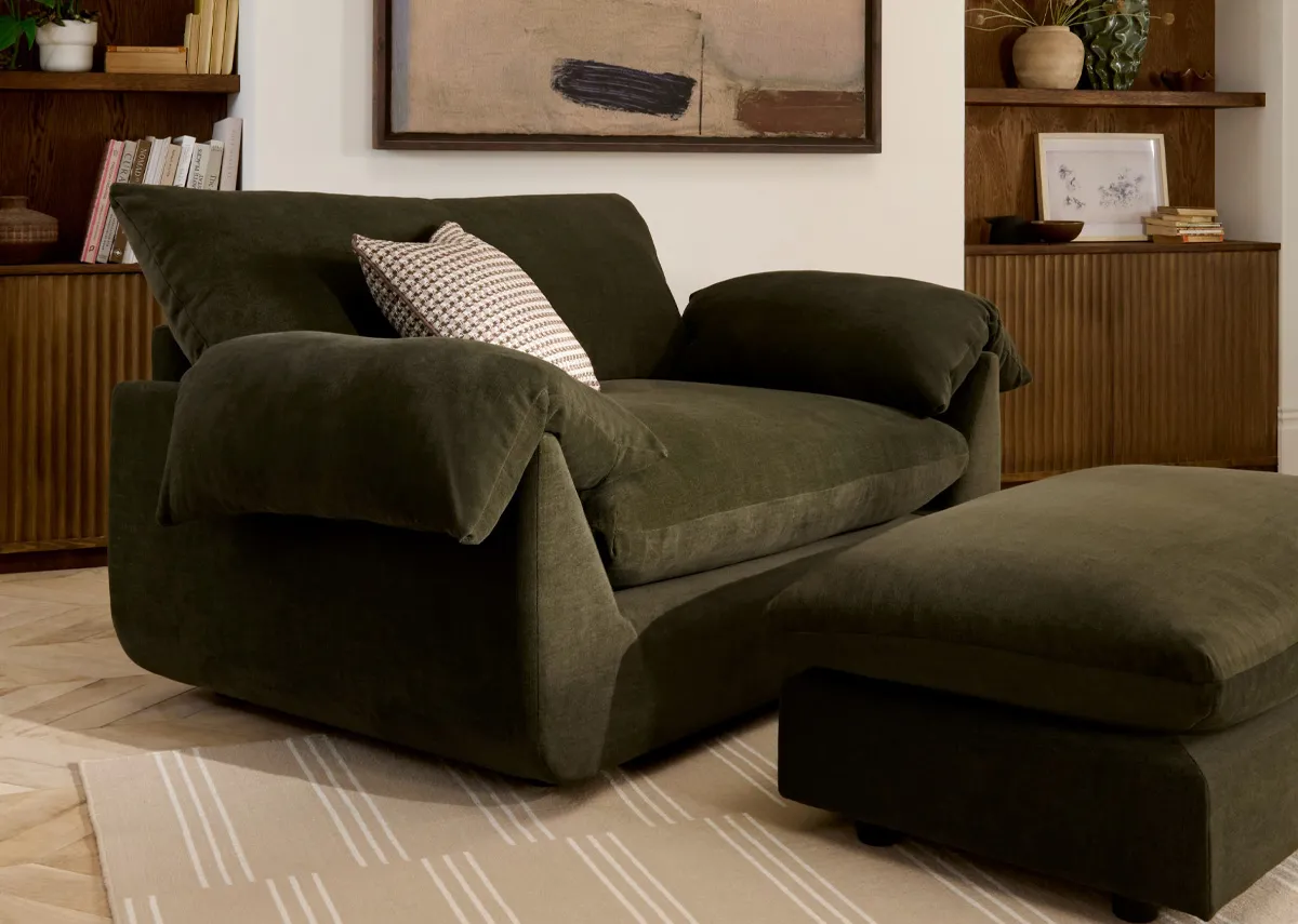 Green Fabric Cuddler - Bayswater By Vogue