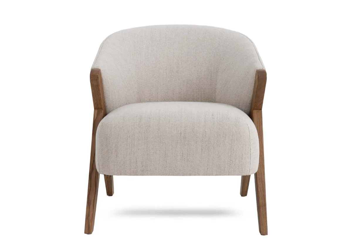 A dimension image of the Toulon Occasional Chair with 66cm x 75cm x 78cm