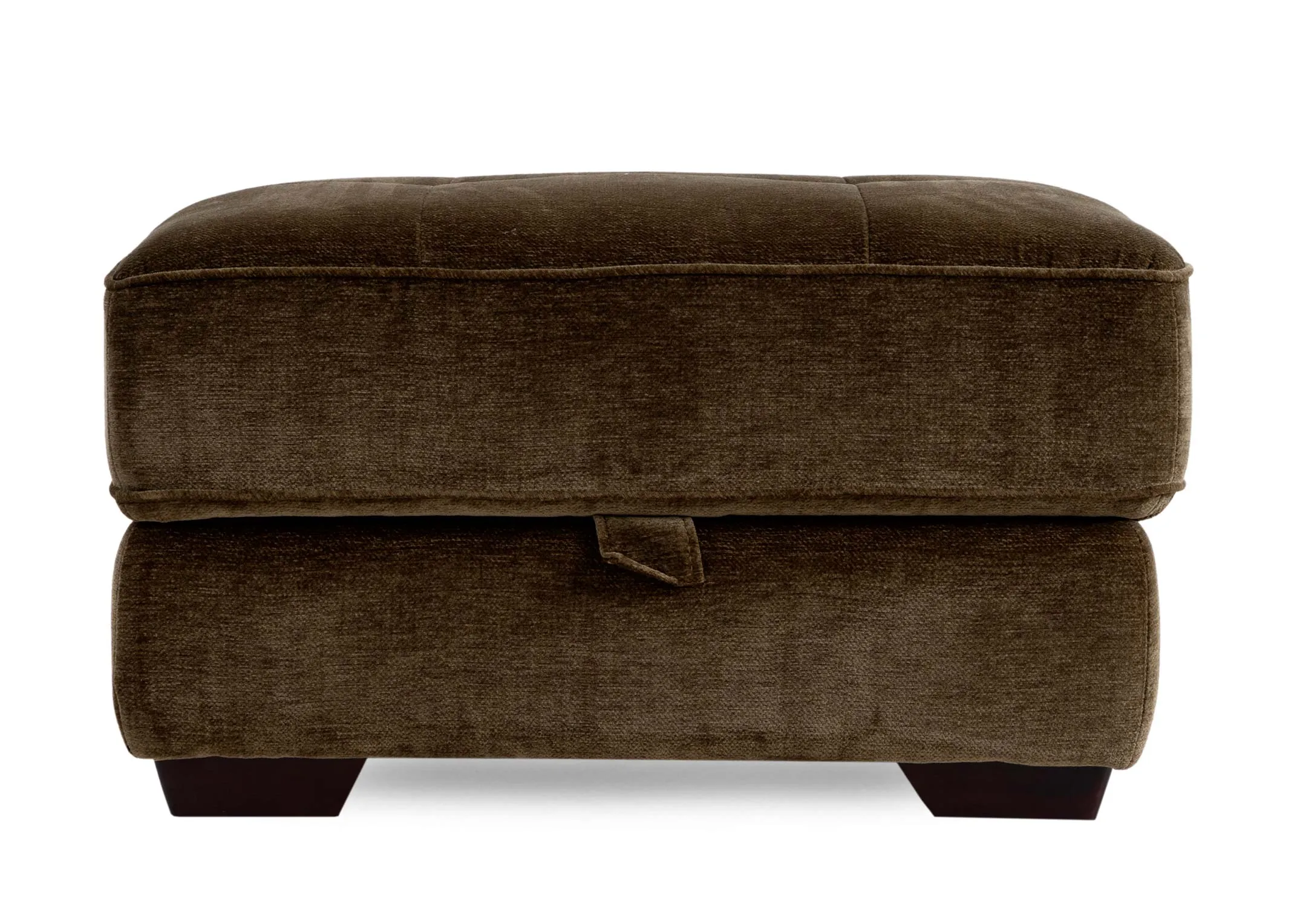 A dimension image of the Darcy Footstool with 76cm x 56cm x 43cm