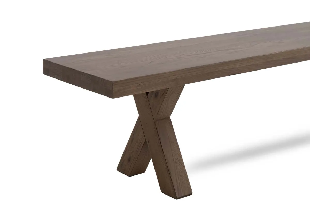 A dimension image of the Geneva bench with 200cm x 47cm