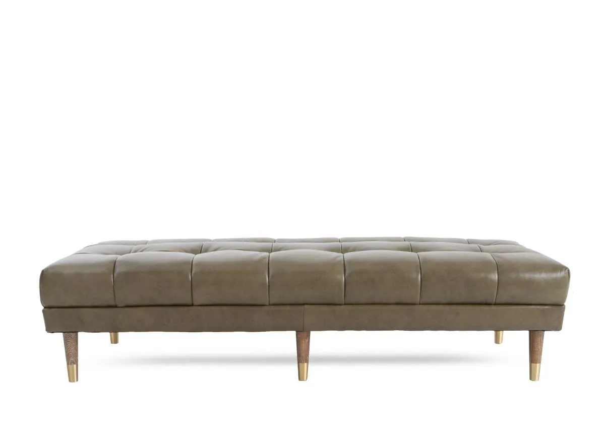 A dimension image of the Grace footstool with 143.5cm x 62cm x 34.5cm