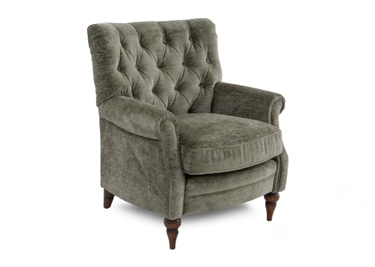 Green Fabric Accent Chair - Hudson