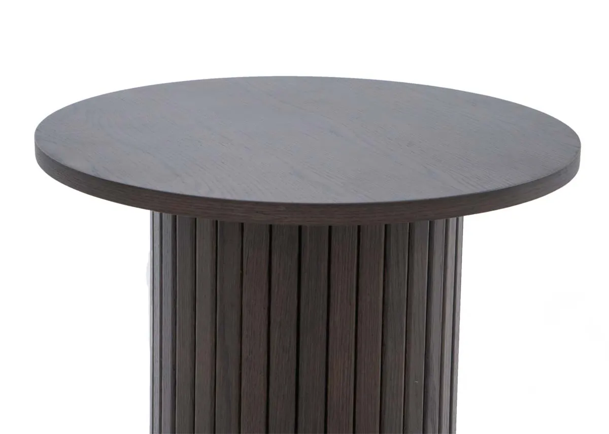 A dimension image of Nola Oak Lamp table with 50cm x 55cm