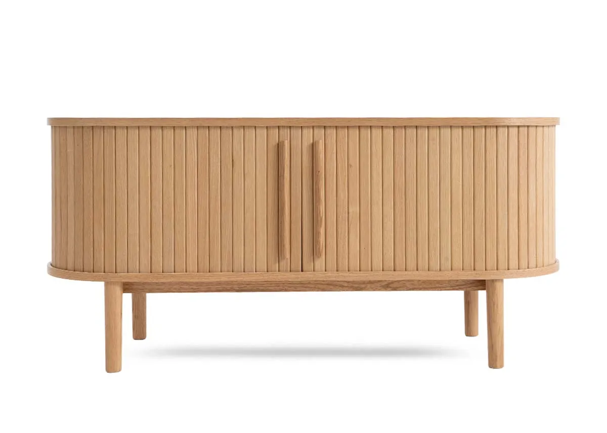 of the Nola Natural TV Unit with 120cm x 40cm x 56cm