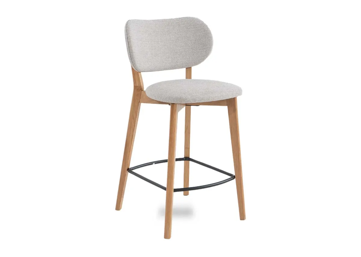 Natural Oak Counter Bar Stool - Stilo