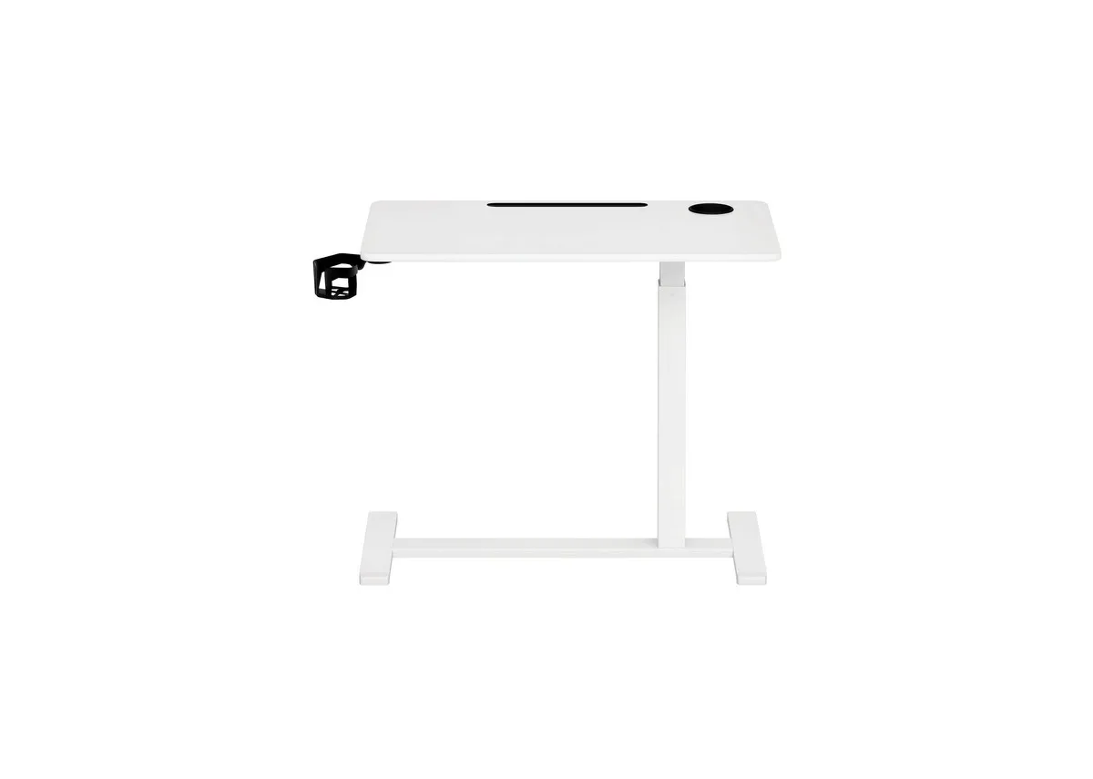White Sofa Desk - Taskmaster