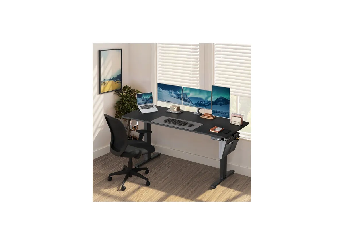 Black Standing Desk - Elevate