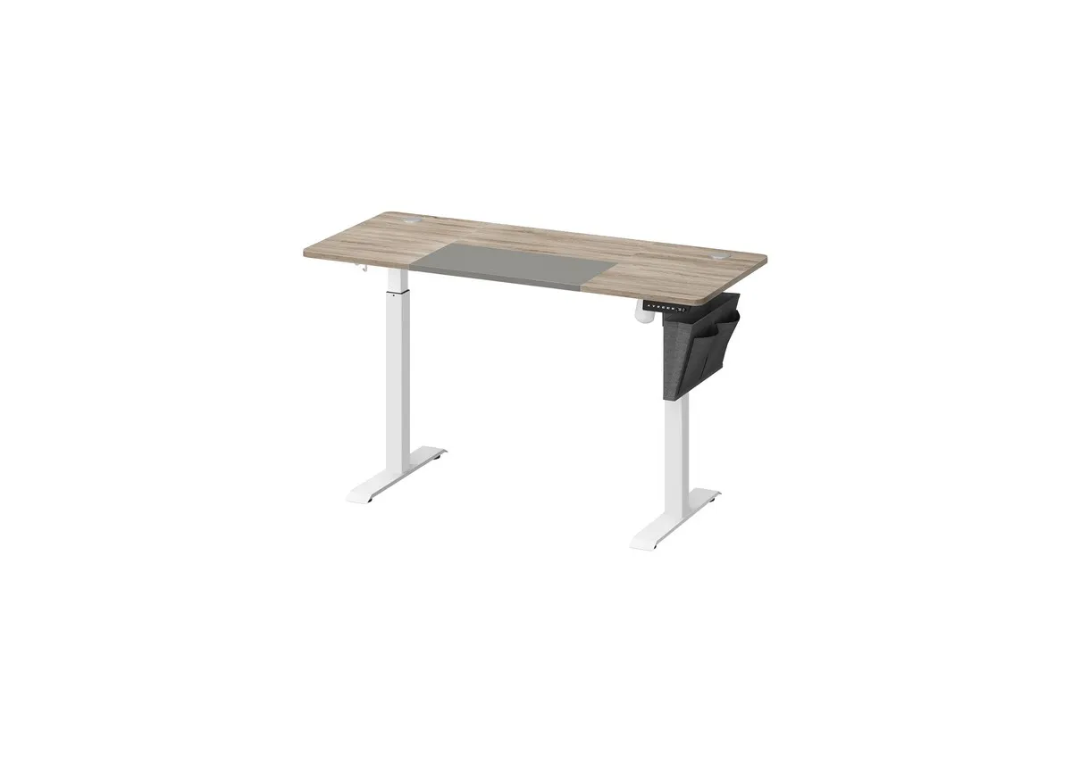 White Electric Standing Desk - Elevate