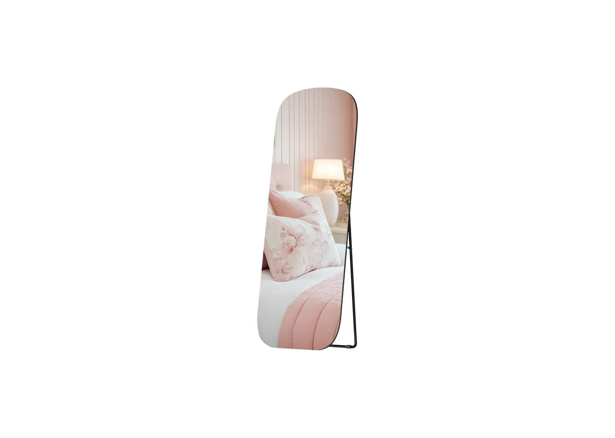 Black Free Standing Mirror - Runway