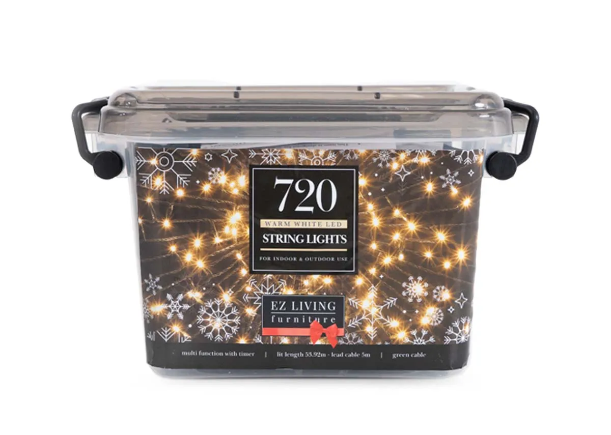 720 Warm White Multi Function String - Christmas Lights