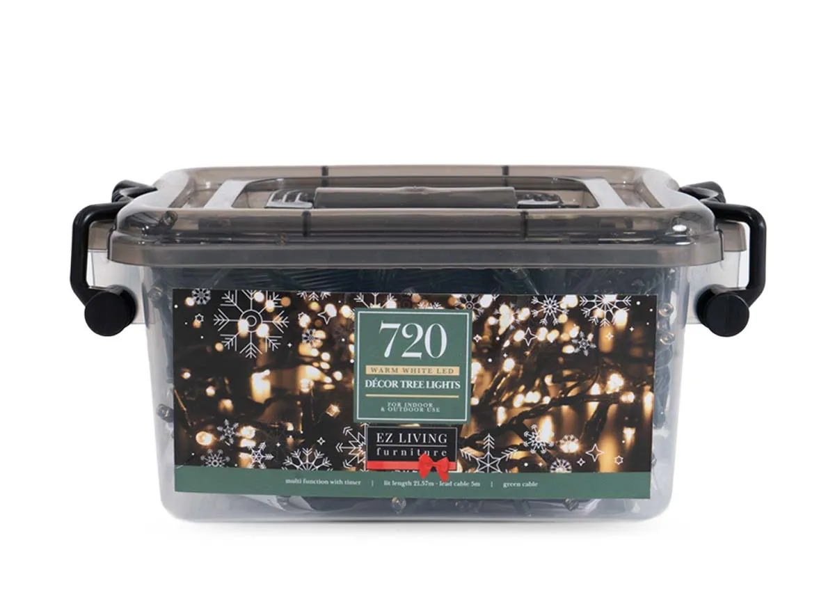 An image of the 720 tree decor lights from EZ Living Furniture in a tub.