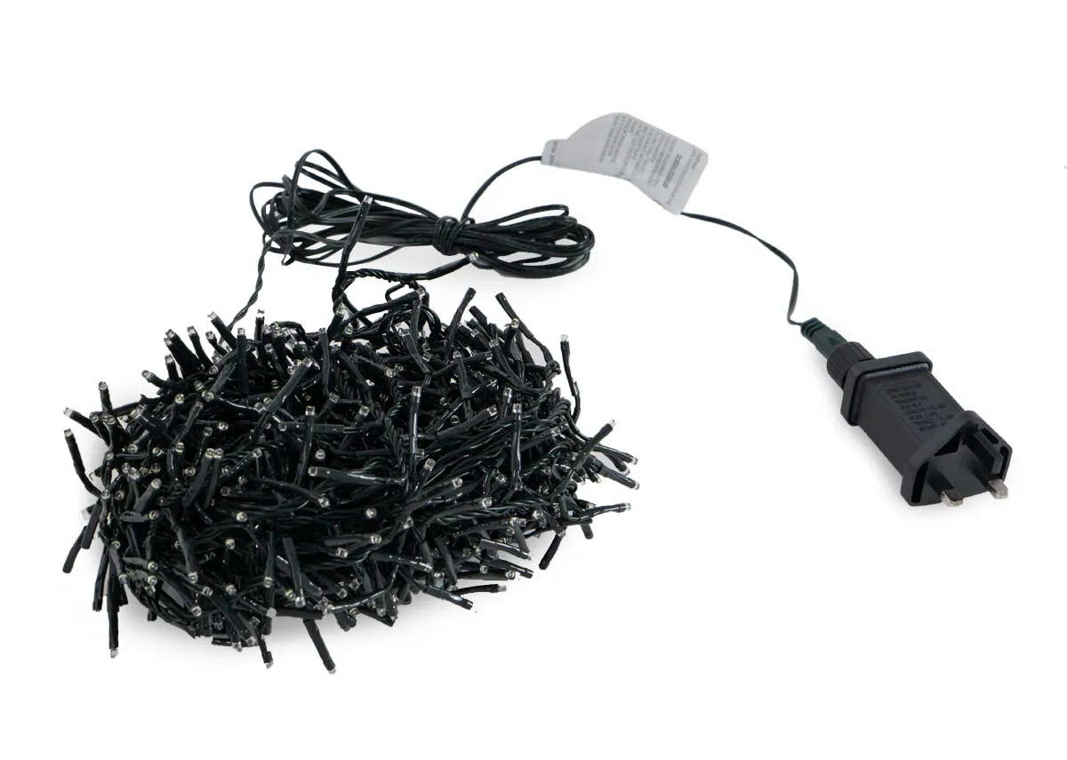 An image of the 720 white lights showing plug adaptor from EZ Living Furniture.