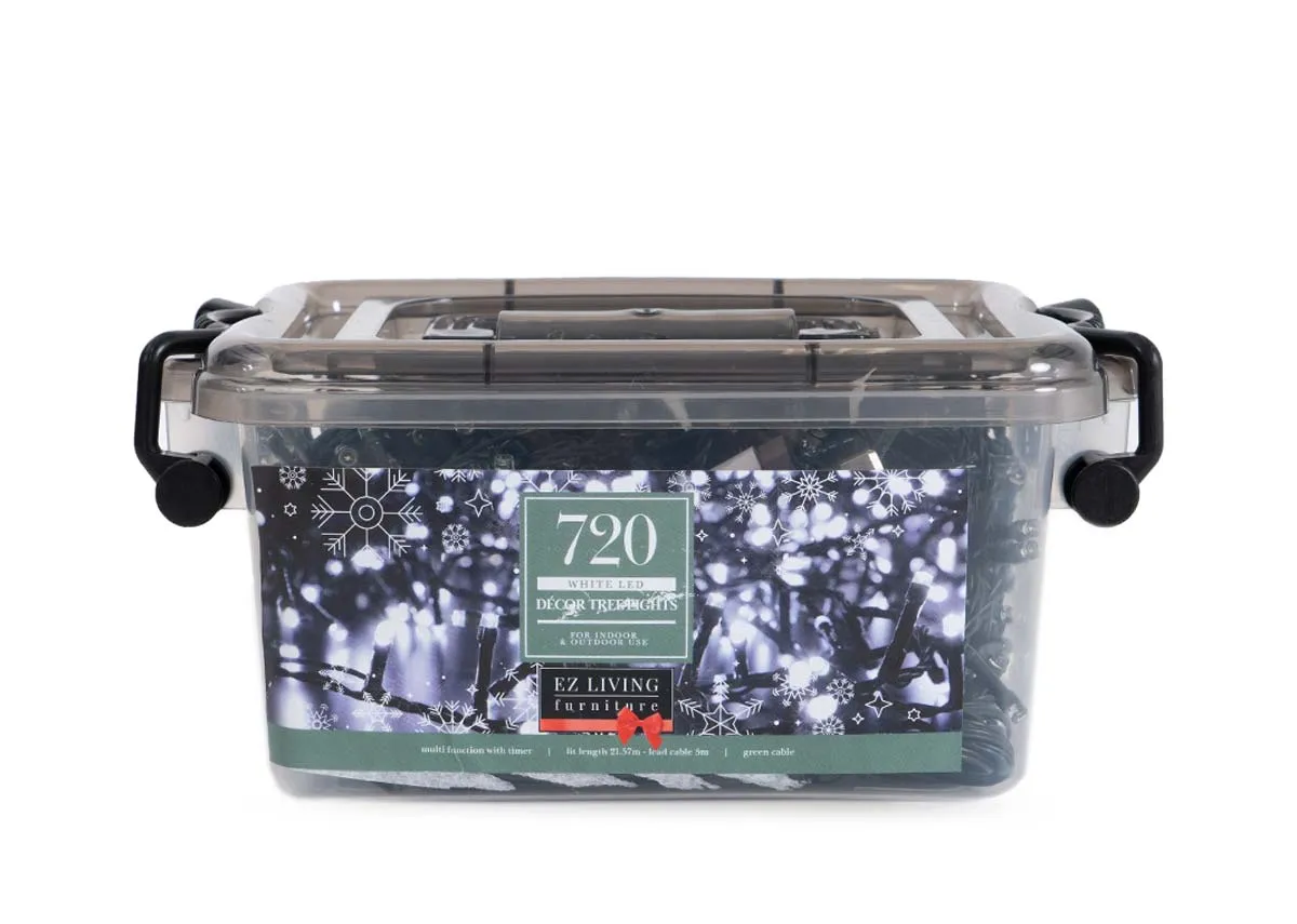 An image of the 720 white lights in a tub from EZ Living Furniture.