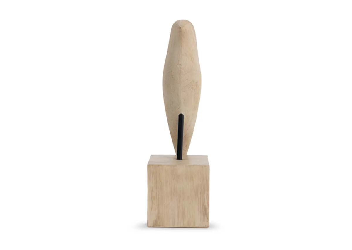 A dimension image of the Bird Ornament with 11.7cm x 8.7cm x 30cm