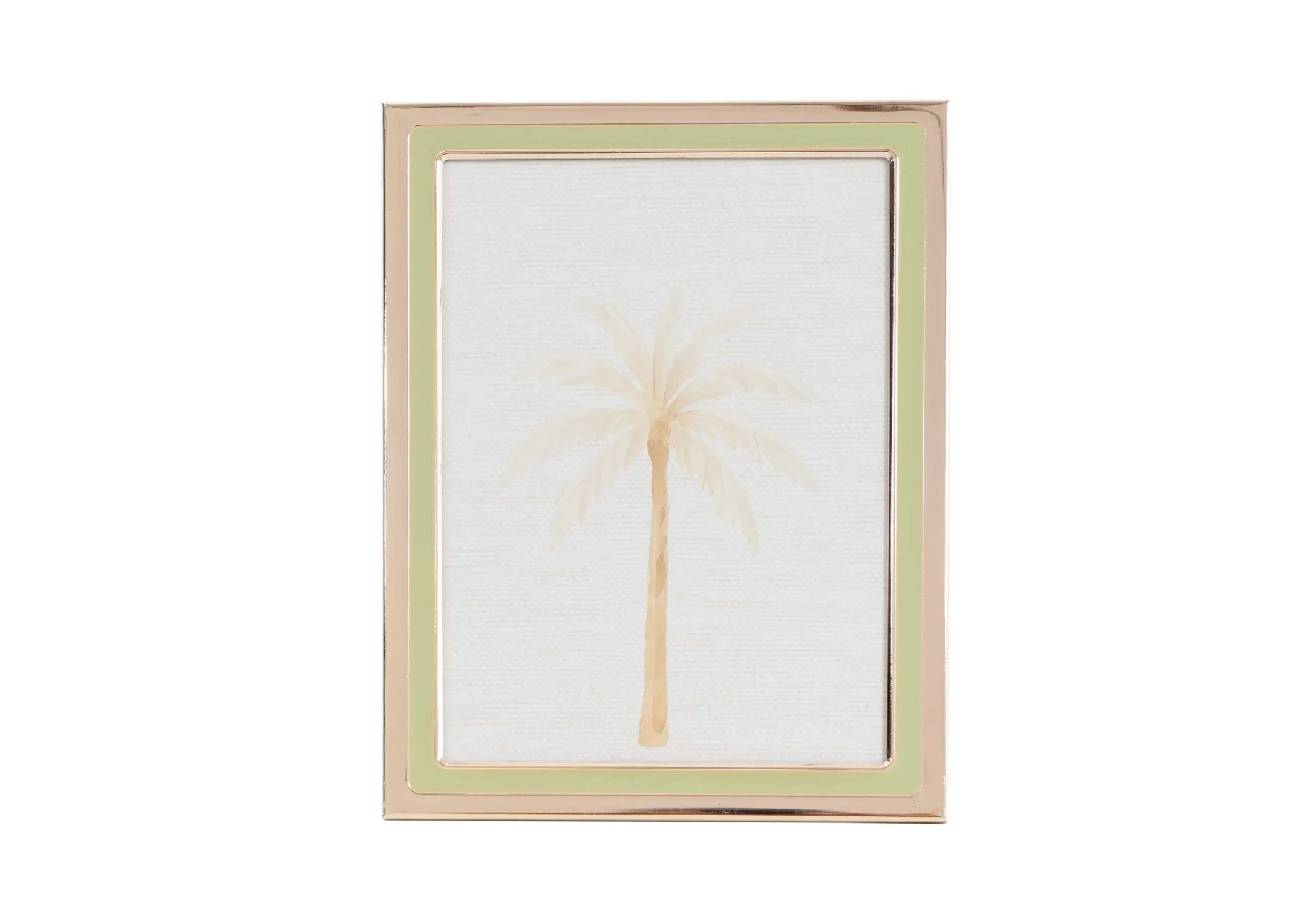 Small Iron Green Photo Frame - Palm