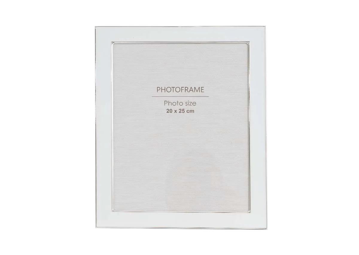 Large White Photo Frame - Halo