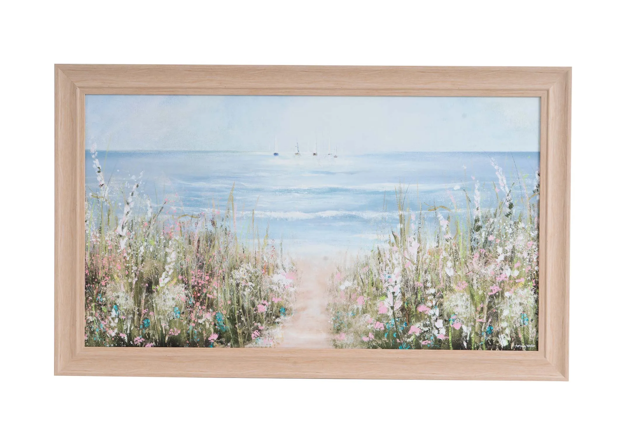 115cm x 70cm Framed Picture - Waters Edge