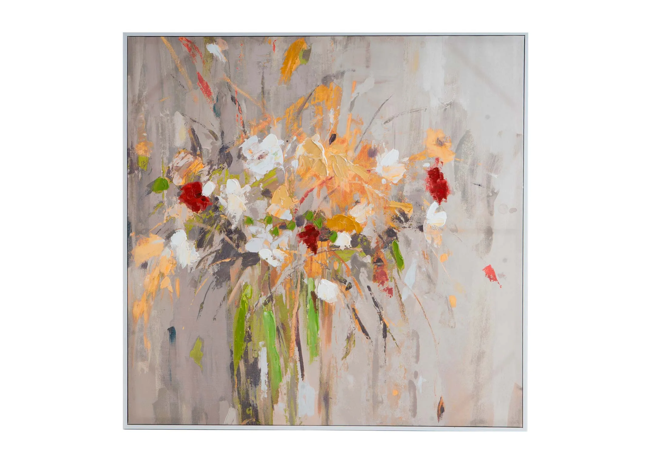 100cm x 100cm Framed Canvas - Whispers In Bloom