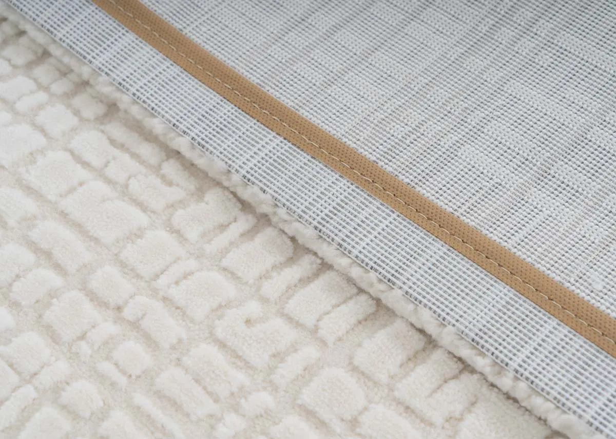 A dimension image of the Sign Rug with 230cm x 160cm