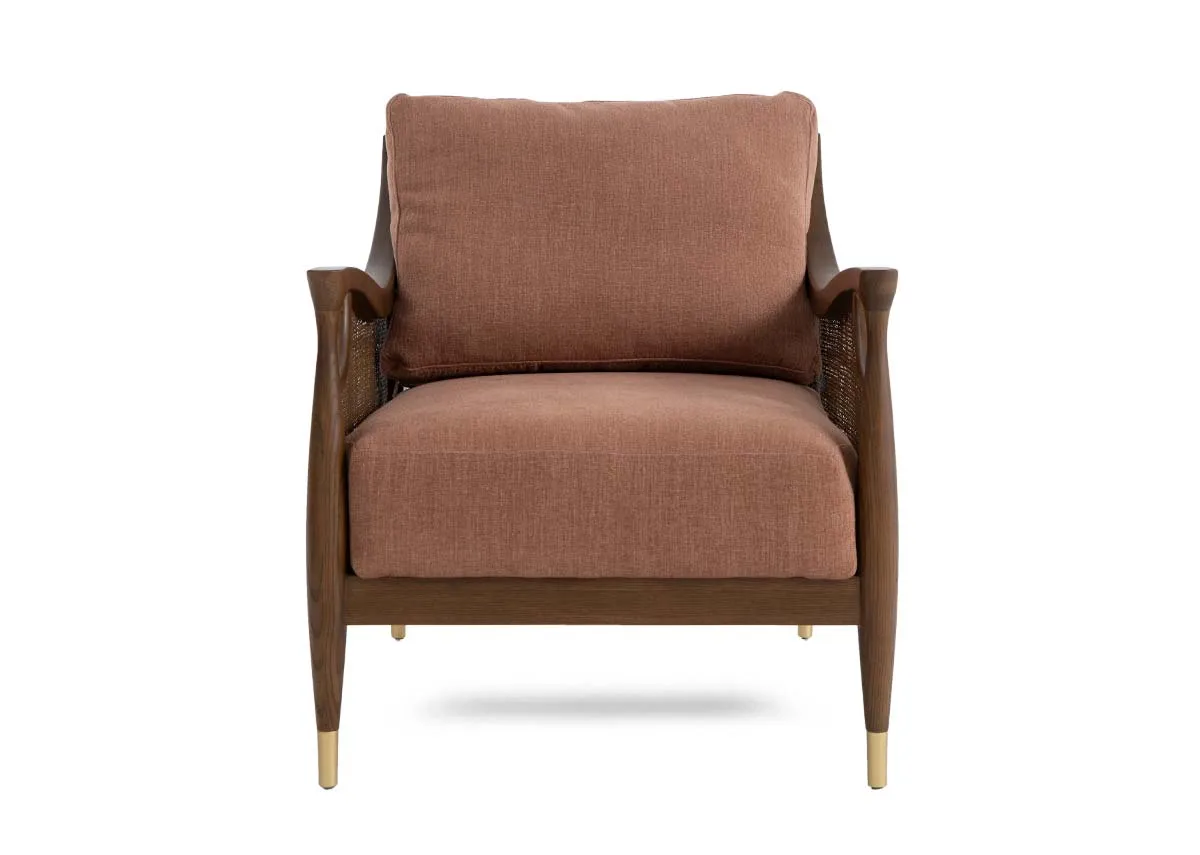 A dimension image of the Reese Lounge Chair with 68cm x 70.5cm x 83cm