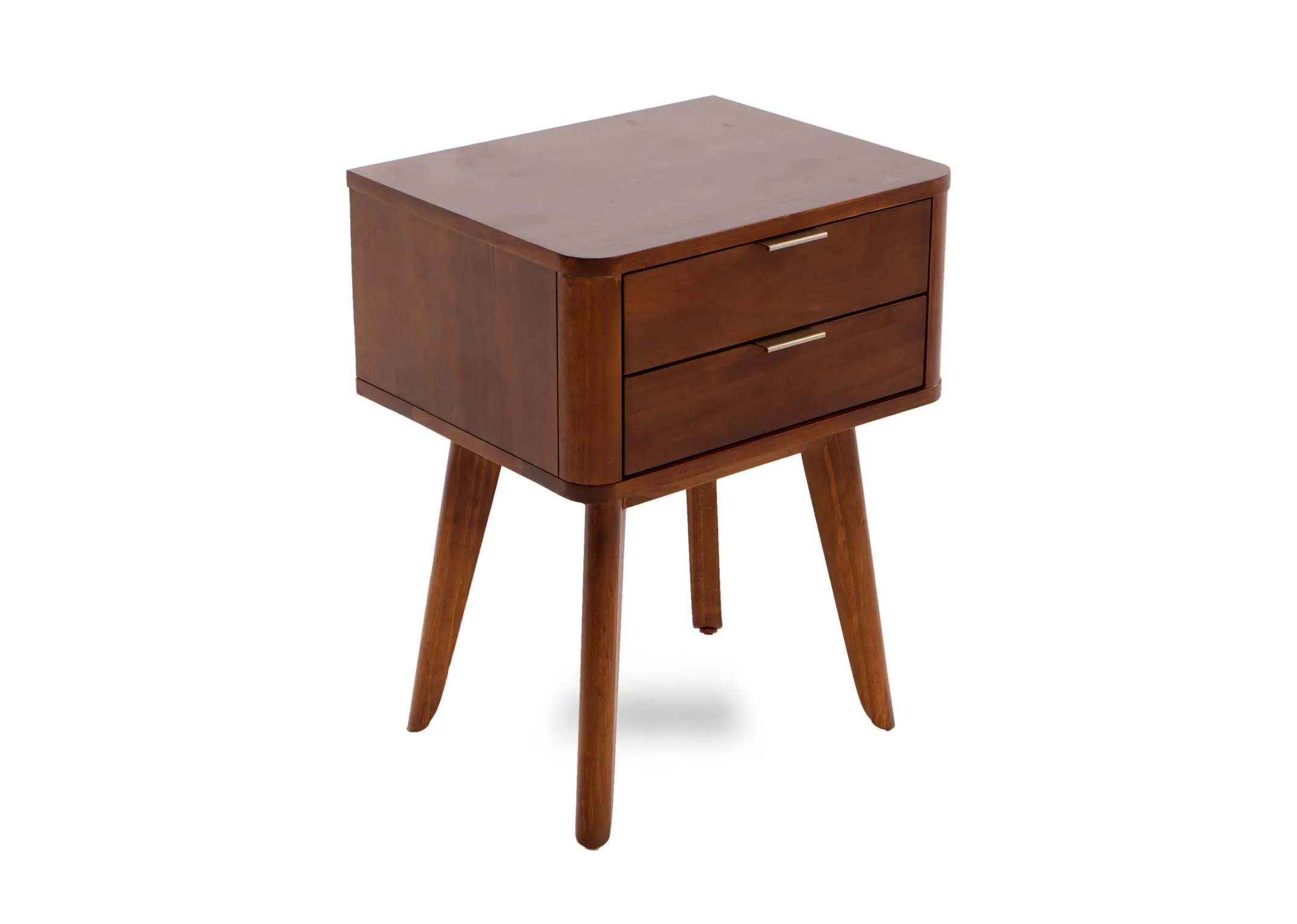 2 Drawer Brown Pine Locker - Velmora