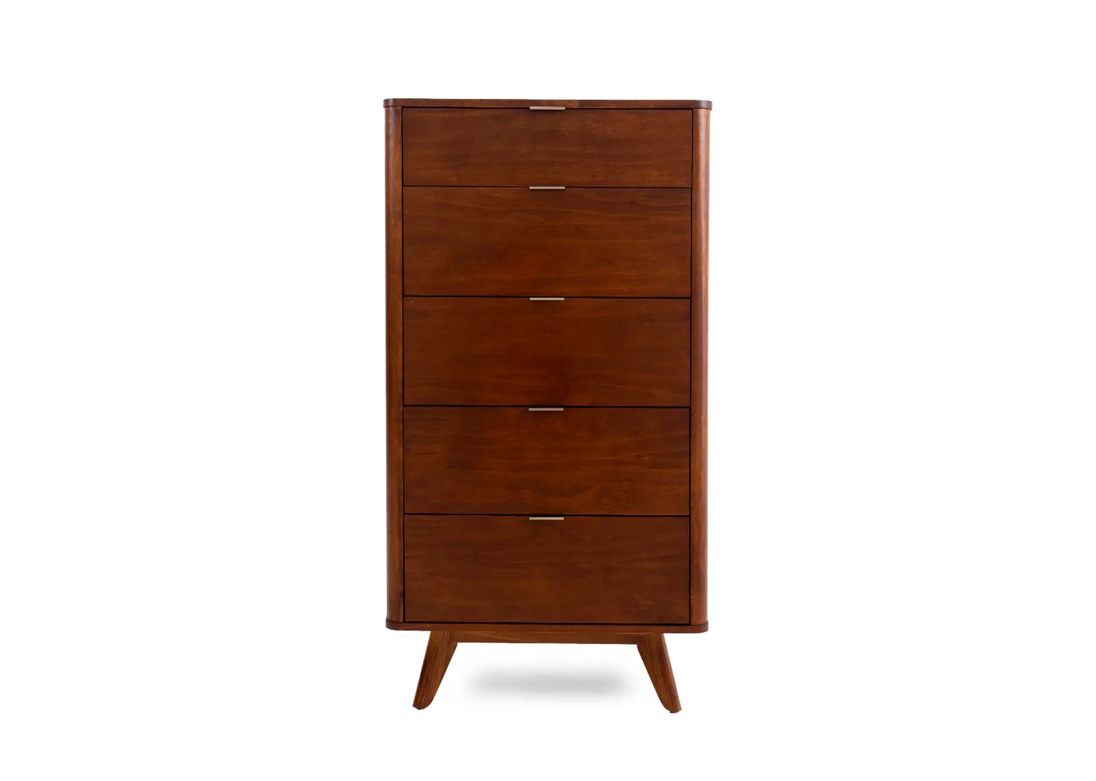 A dimension image of the Velmora Tallboy with 67cm x 46cm x 130cm