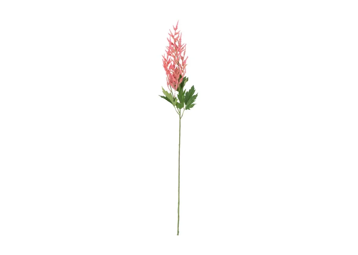An artificial floral spray from EZ Livings Astilbe range. Front view