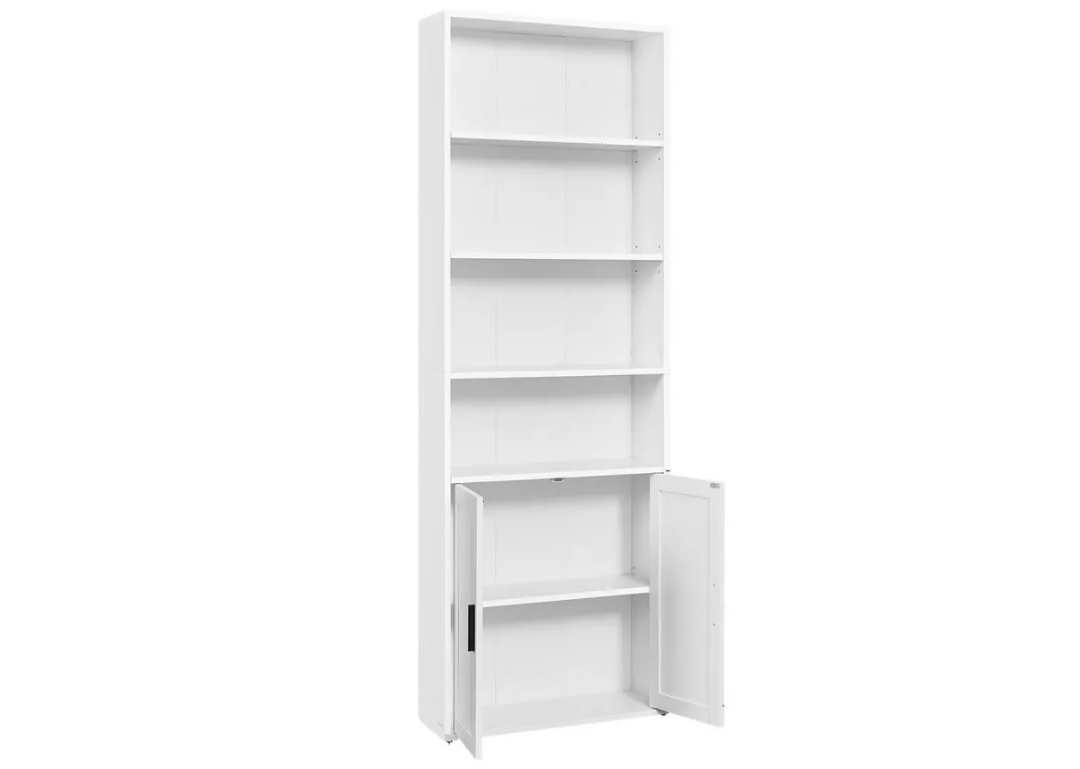 2 Door White Storage Unit - Skye