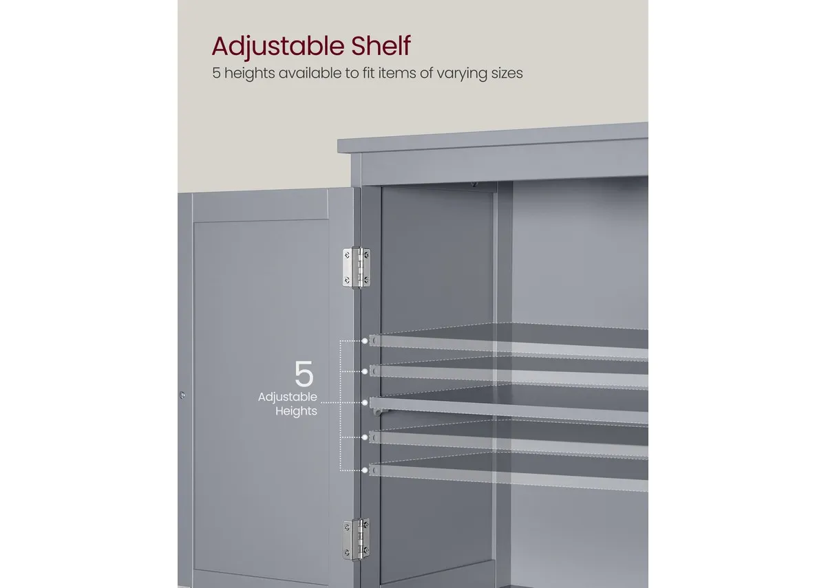 A dimension image of the Greyson Storage Cabinet with 60cm x 110cm x 30cm