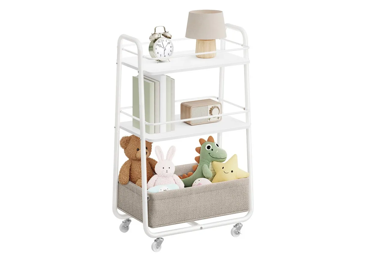 White Storage Trolley - Little Loader