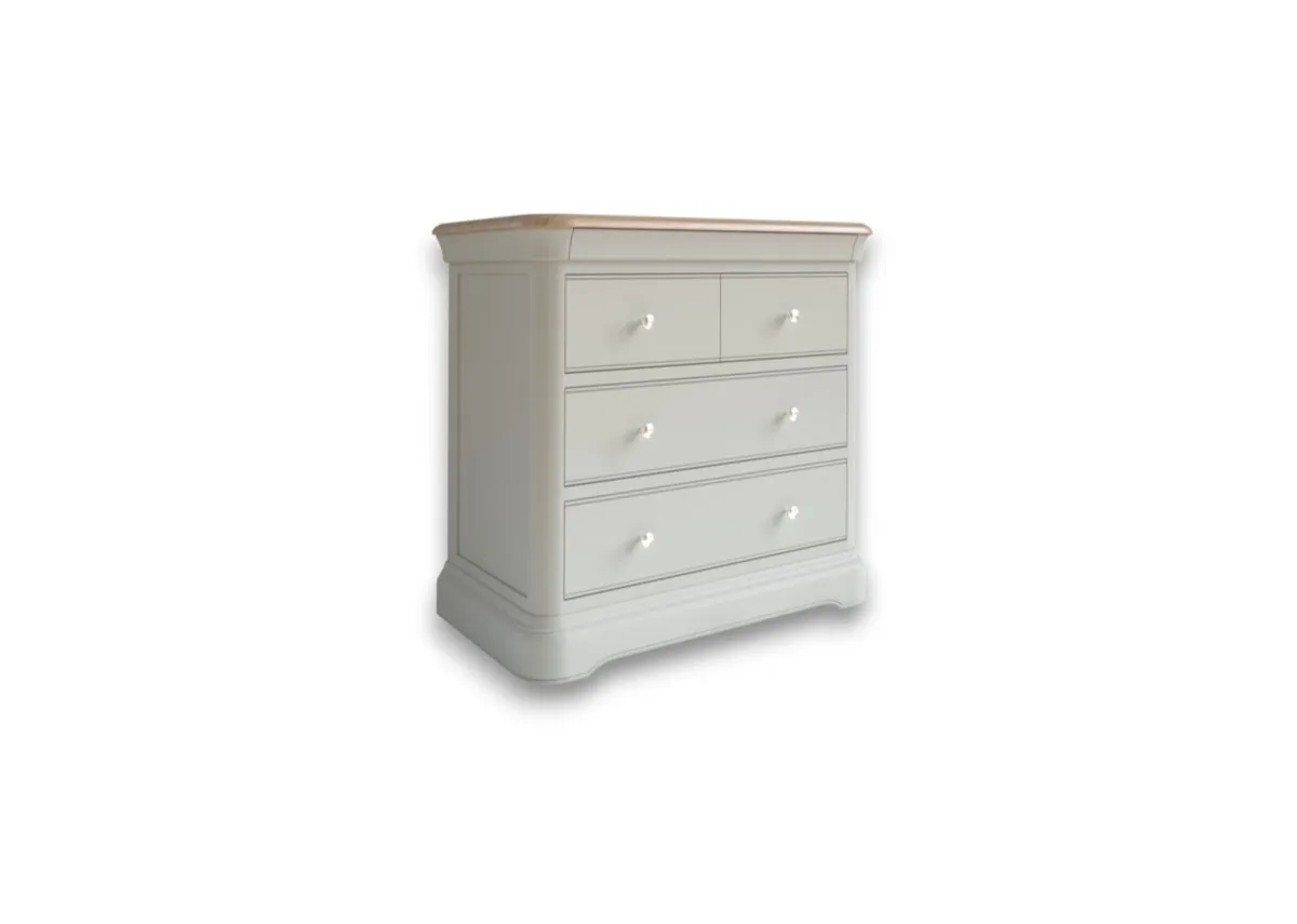 4 Drawer Grey Chest - Kyle