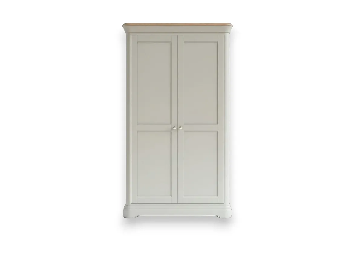 A dimension image of the Kyle Wardrobe with 190cm x 102cm x 62cm