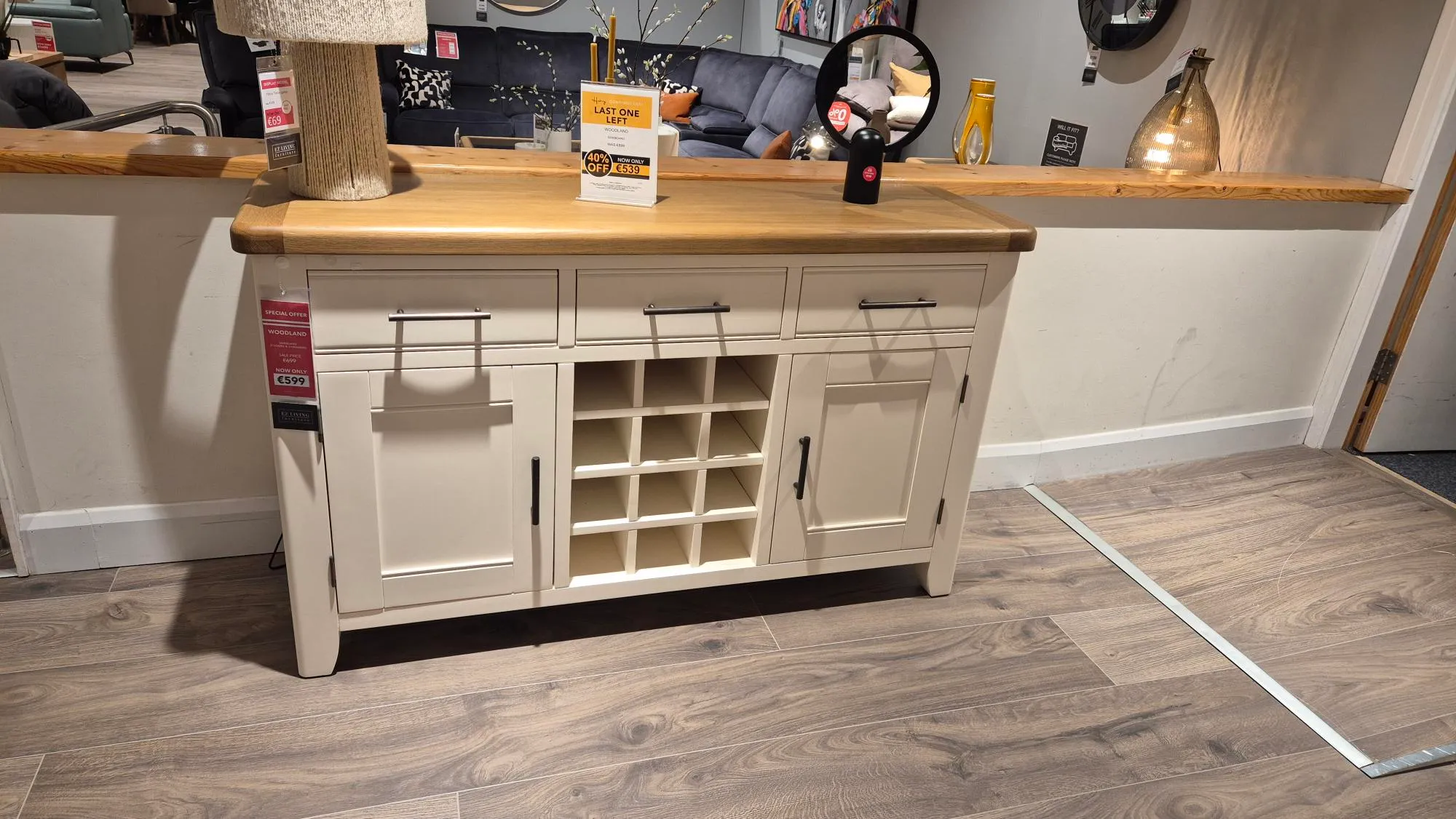 Woodland Sideboard (Castlebar Floor Model)