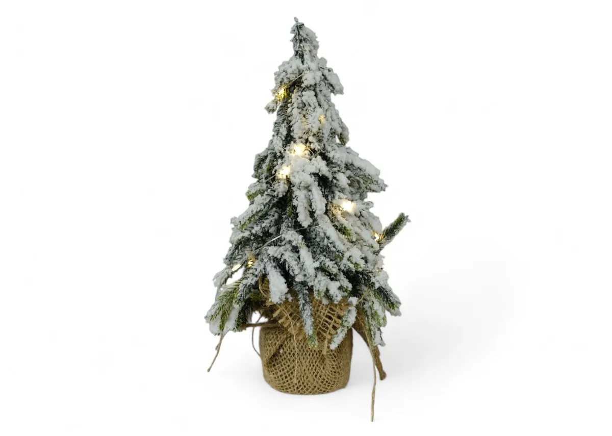 27cm Eve Snow With Lights - Christmas Tree 