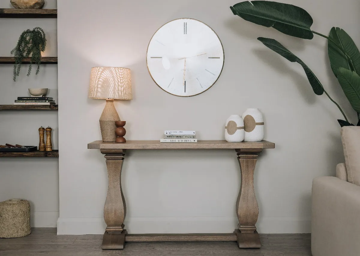 Vintage Wood Console Table - Gold Coast