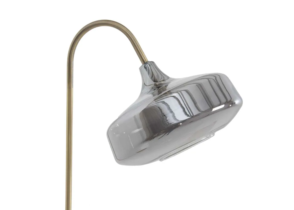 A dimension image of the Alisha Floor Lamp with 45cm x 160cm