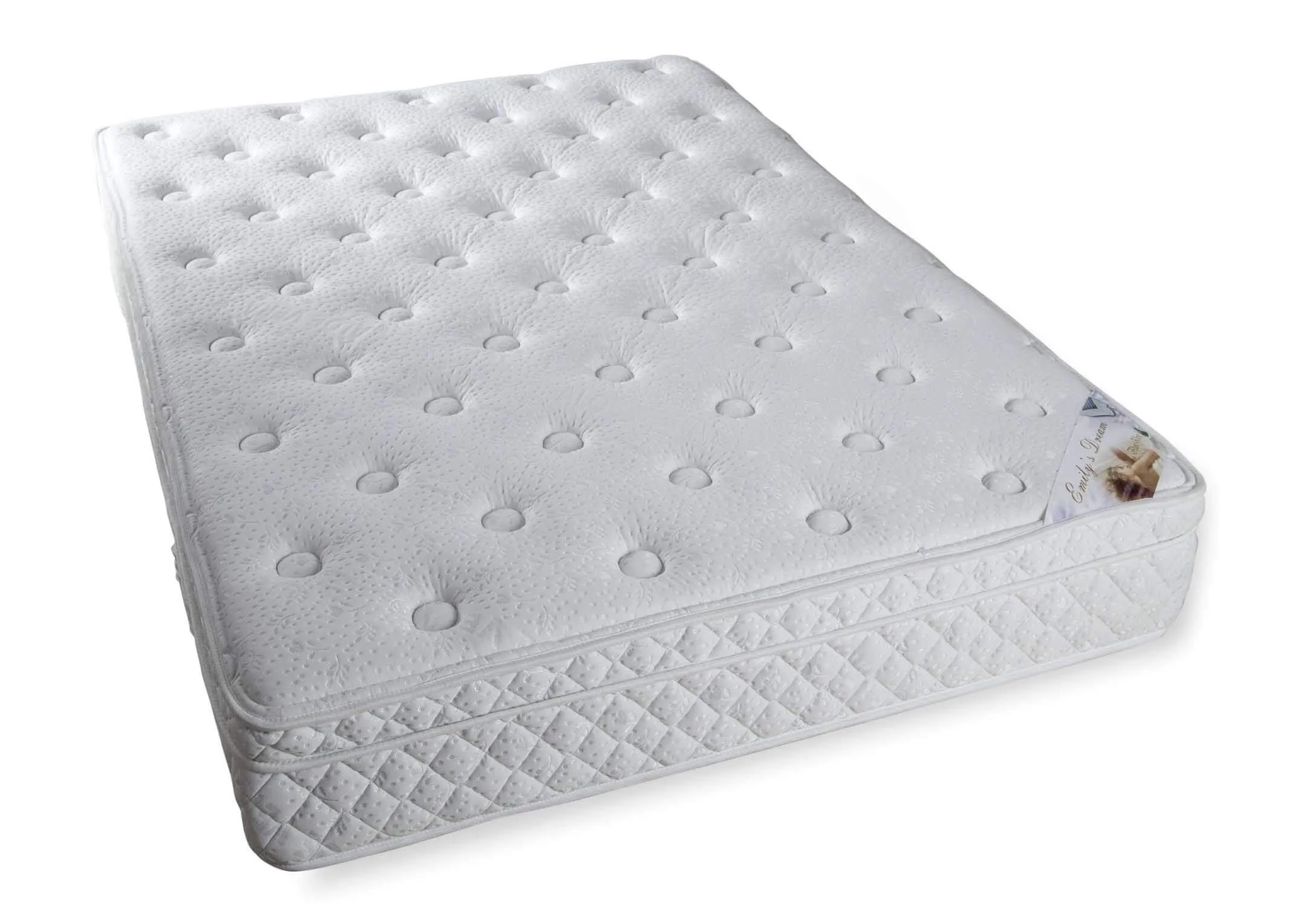 Standard dimensions for  4 foot 6" UK mattresses.(135cm x 190cm).
