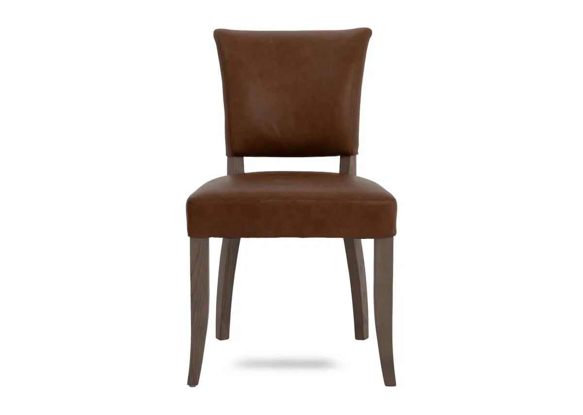 A dimension image of the Athy Dining Chair with 52cm x 64cm x 49cm x 107.5cm