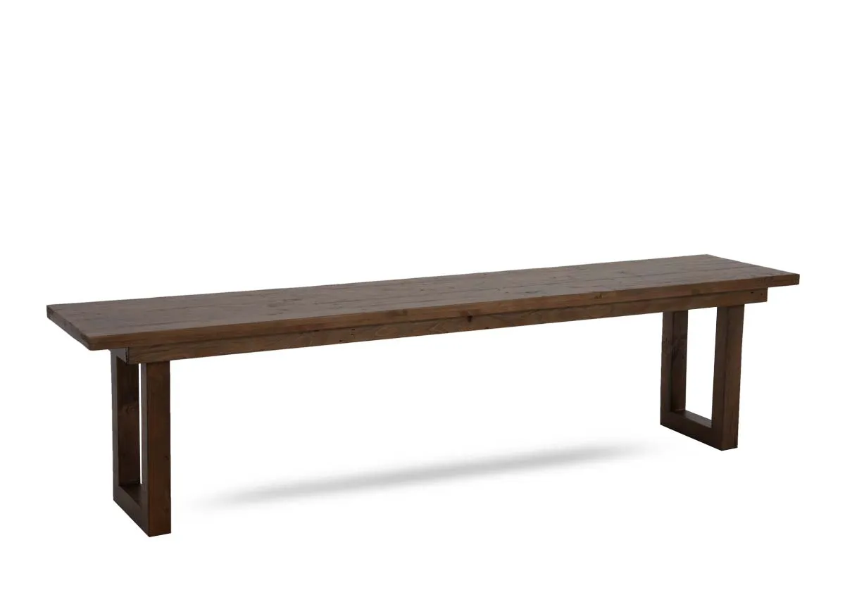 140cm Cashew Reclaimed Dining Bench Ladder EZ Living Furniture