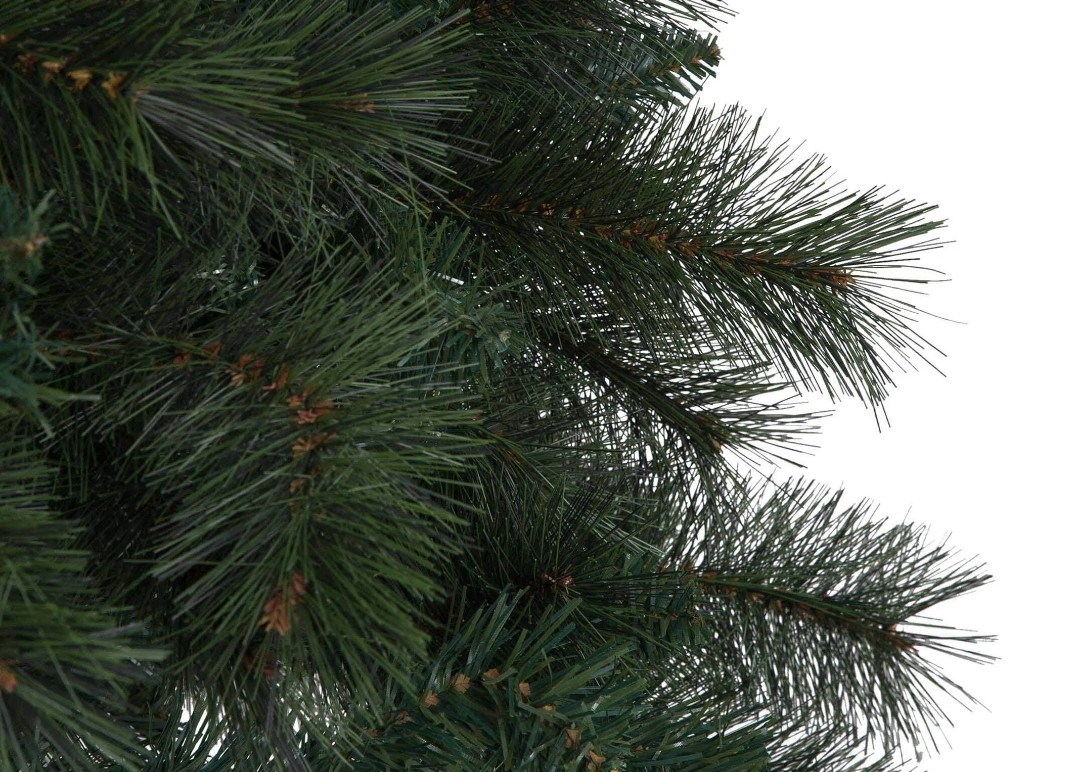A close up of the bristles on the 6ft Pine Christmas Tree.