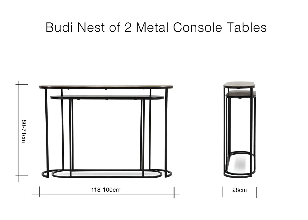 A lifestyle image of the Budi Console table with Inspre canvas with Lincoln sofa range.