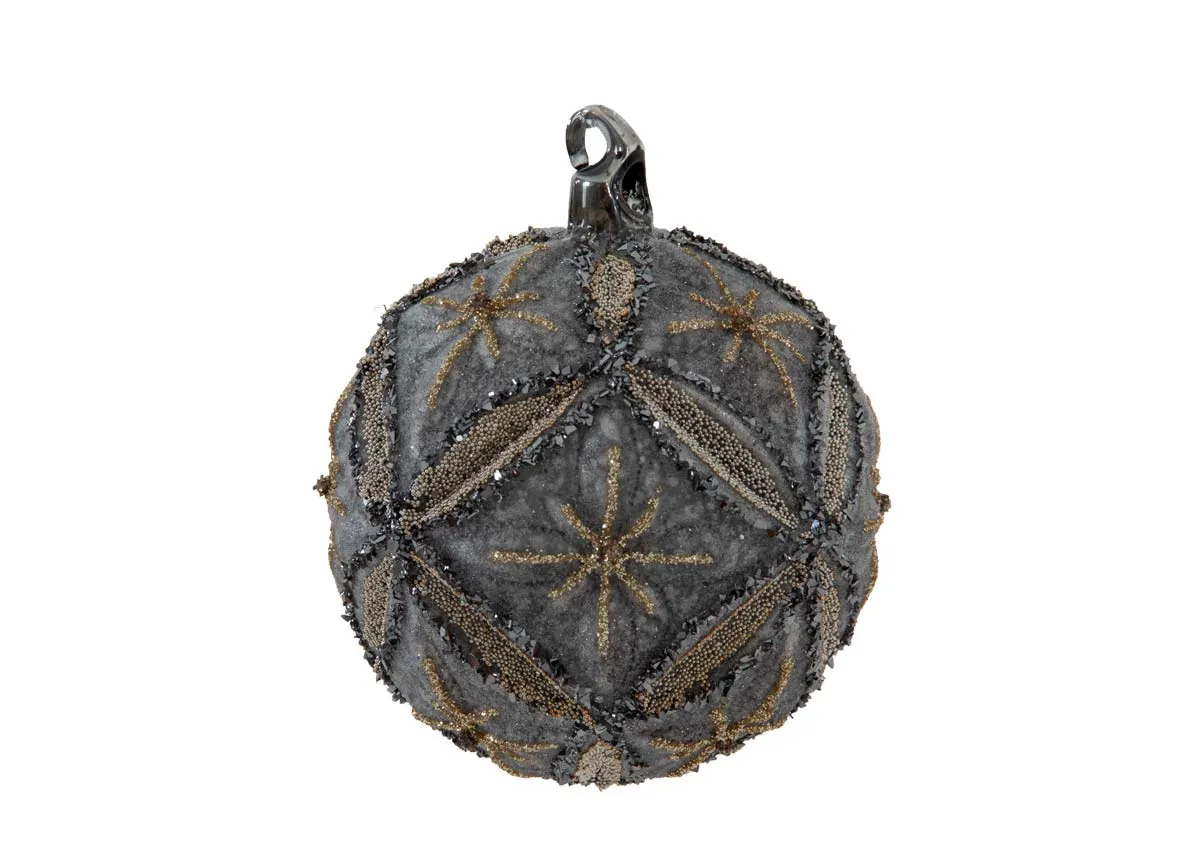 A dimension image of the First Noel Baubles with 10cm