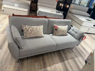 Chloe 3 Seater Light Grey Fabric Sofa Bed (Cavan Floor Model)