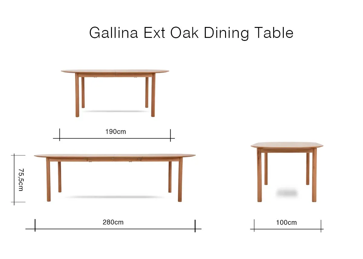 A lifestyle image of the Gallina dining table with Camilia chairs