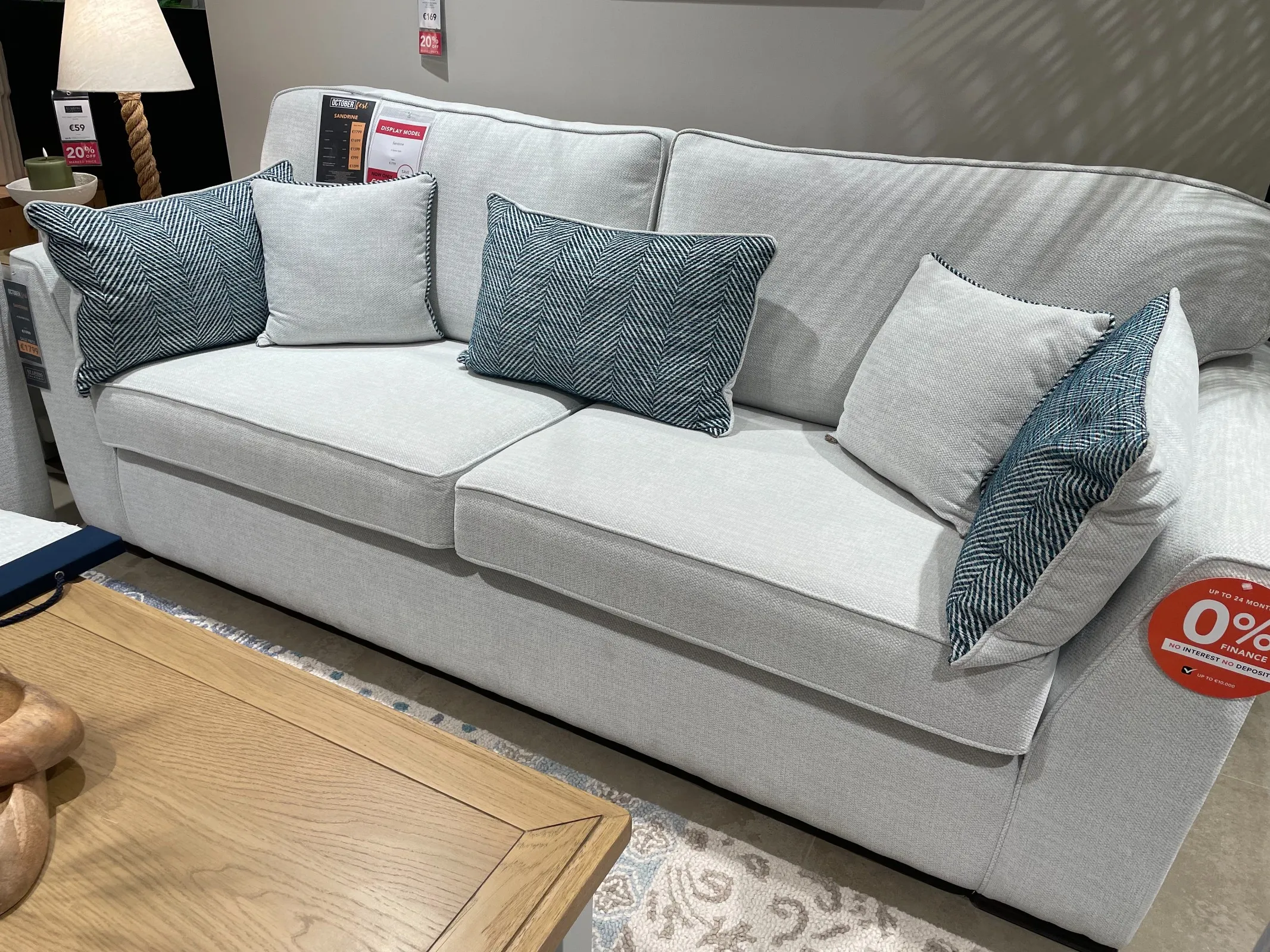 SANDRINE 4 SEATER (Athlone Floor Model)