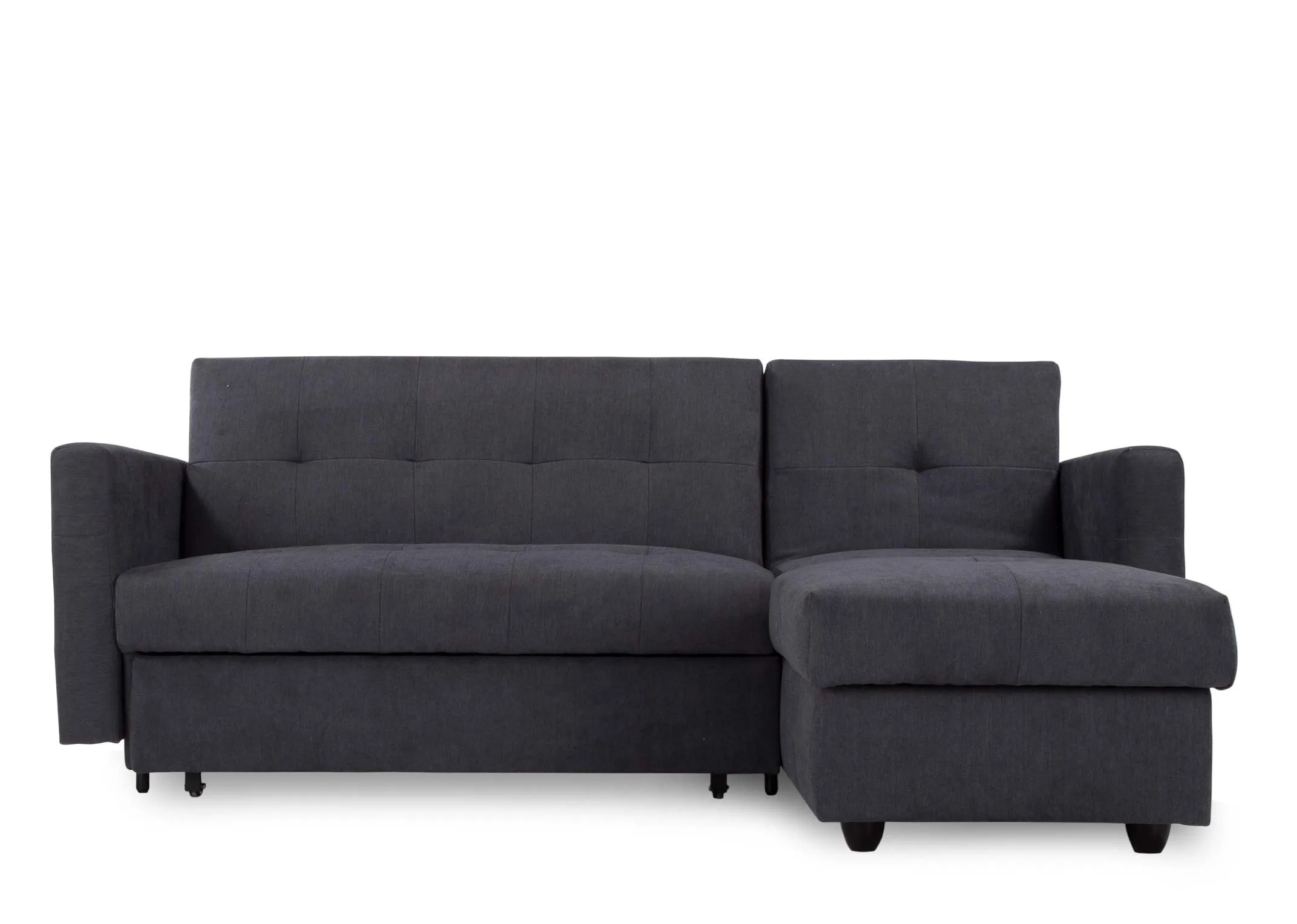 Grey Fabric 3 Seater Sofa bed - Dalkey LAF/RAF Adjustable
