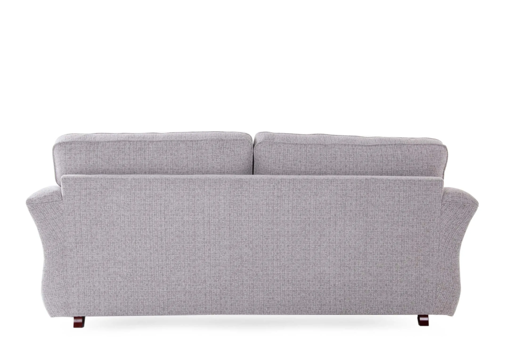 A silver grey 4 seater from EZ Living Furniture Kilronan range. Back view of warrantied frame