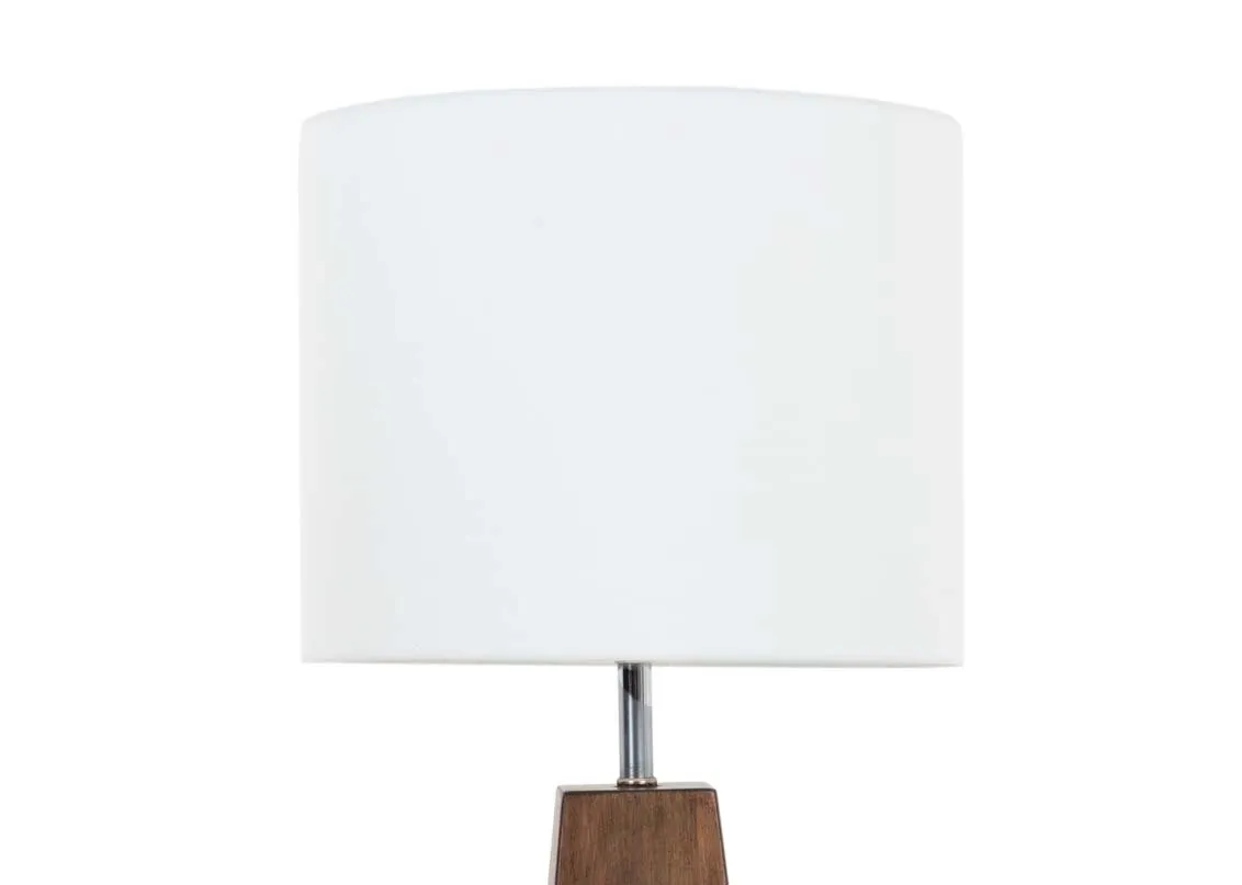 A dimension image of the Wooden Table Lamp with 30cm x 60cm