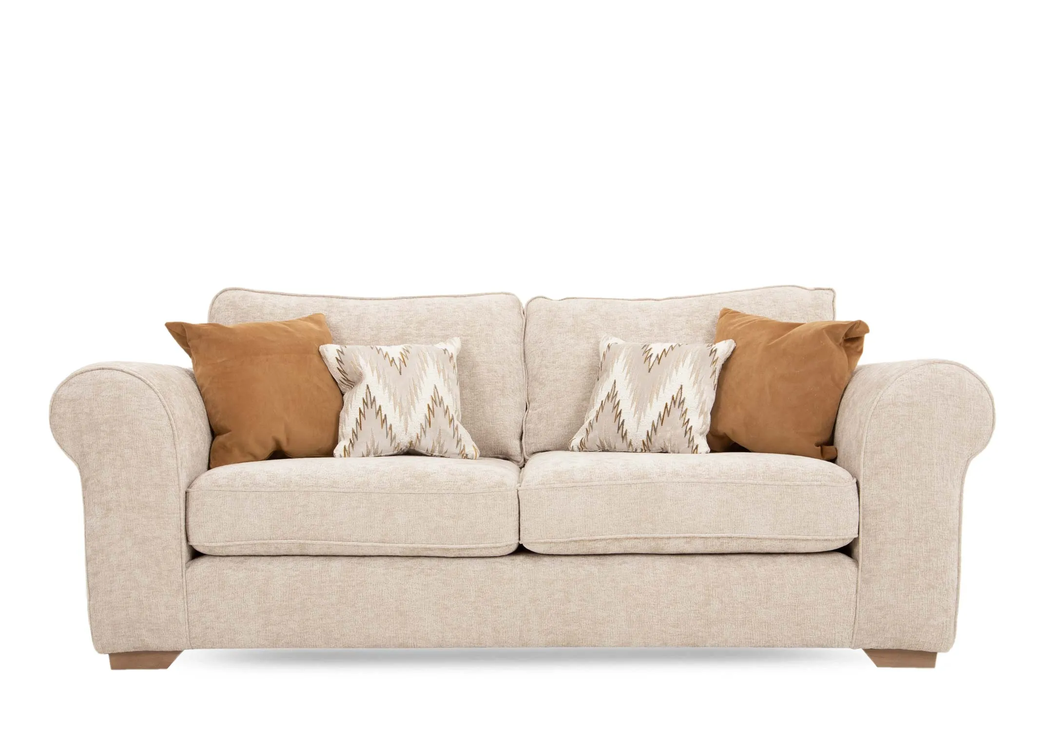 A dimension image of the Hayden Highback sofa with 212cm x 105cm x 95cm